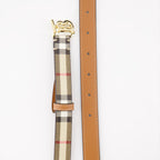 Ceintures Ceinture à carreaux Burberry Beige Femme