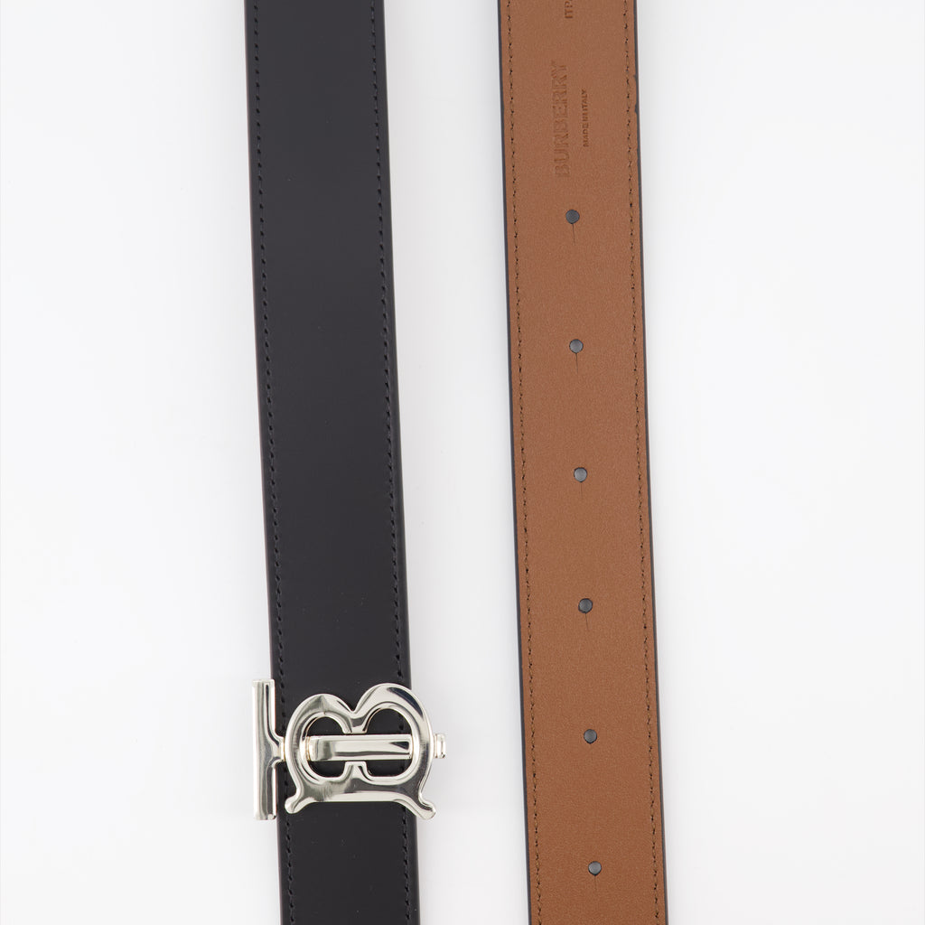 Ceintures Ceinture TB réversible Burberry Noir Femme