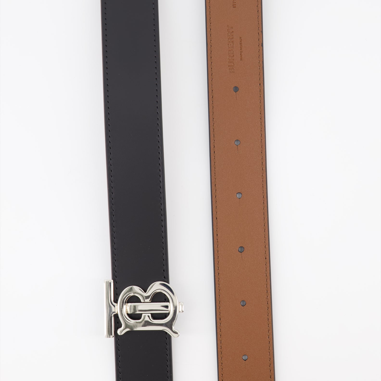 Ceintures Ceinture TB réversible Burberry Noir Femme