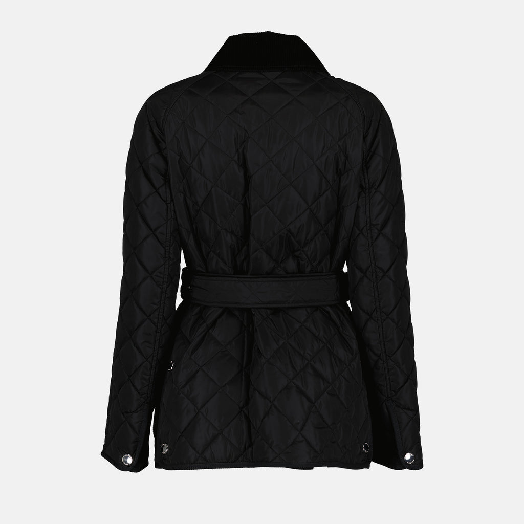 재킷 Veste matelassée en nylon Burberry 검은색 Femme
