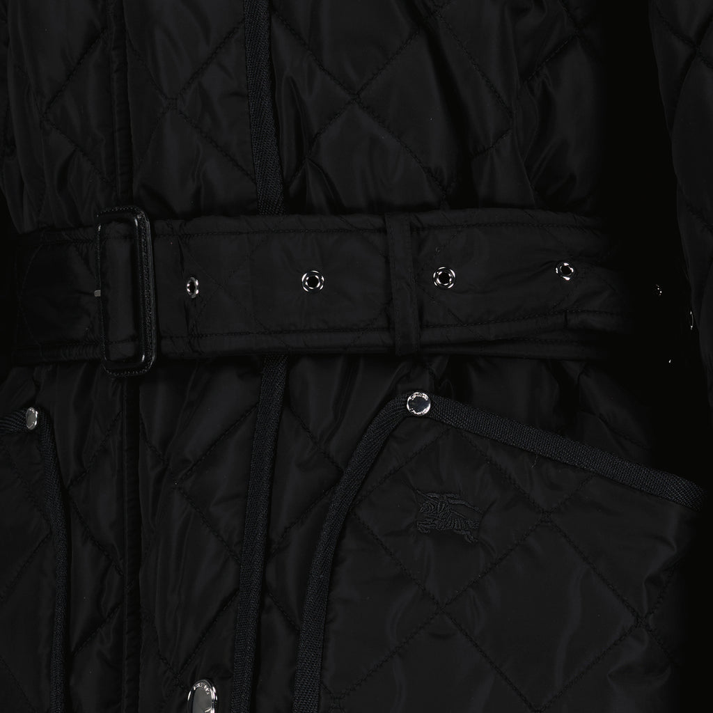 재킷 Veste matelassée en nylon Burberry 검은색 Femme