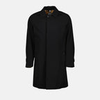 Coats Cotton Trench Burberry Black Man