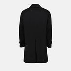 Coats Cotton Trench Burberry Black Man