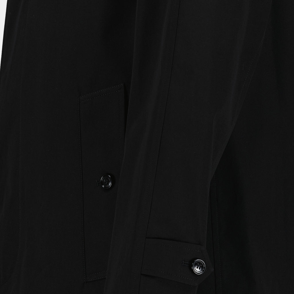 Coats Cotton Trench Burberry Black Man