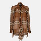 Shirts Checked shirt Burberry Brown Women