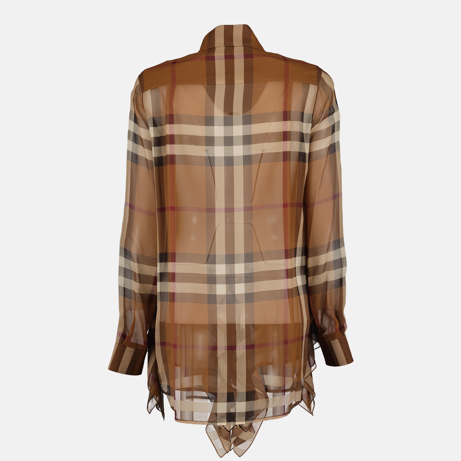 Camisas Chemise à carreaux Burberry Marrom Femme