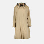 Abrigos Parka en gabardine Burberry Beige Femme