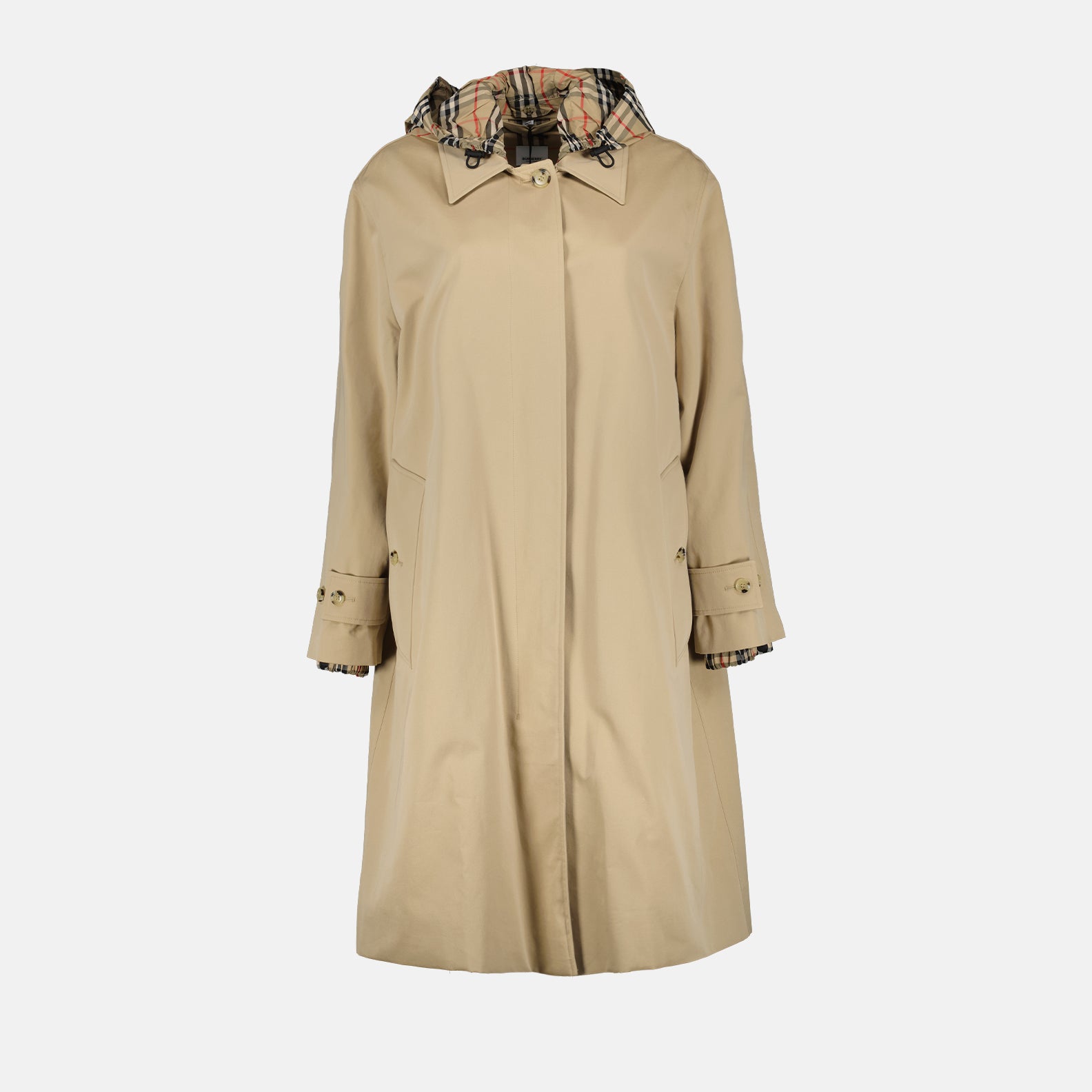 Manteaux Parka en gabardine Burberry Beige Femme