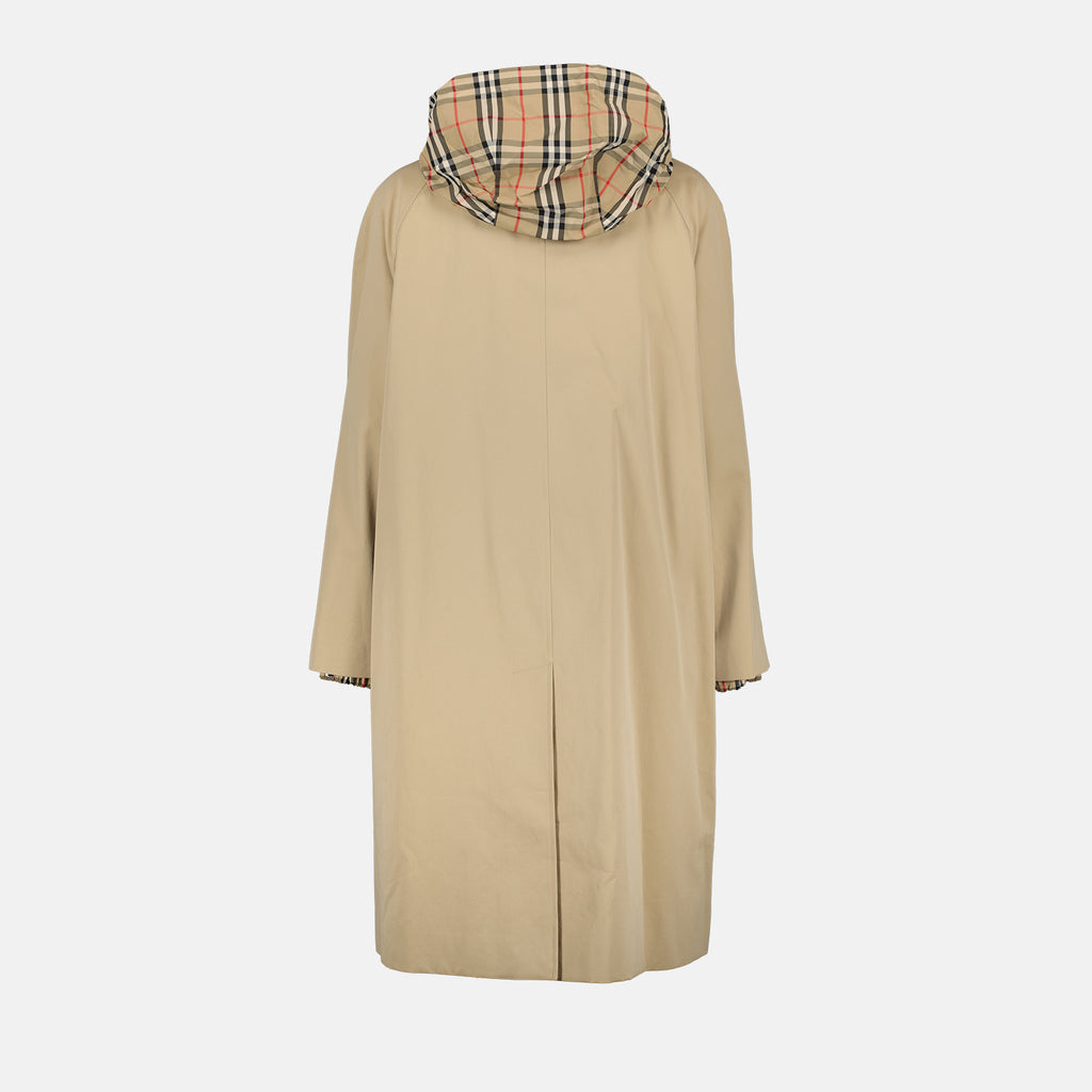 Abrigos Parka en gabardine Burberry Beige Femme