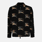 シャツ キャバリア ジップ シャツ Burberry ベージュ 男