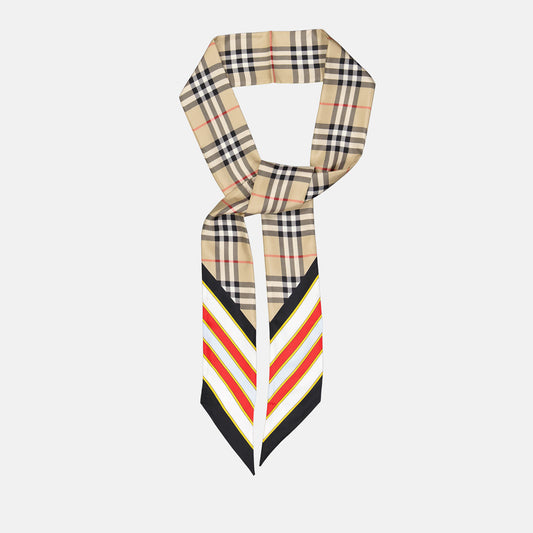 Checked scarf