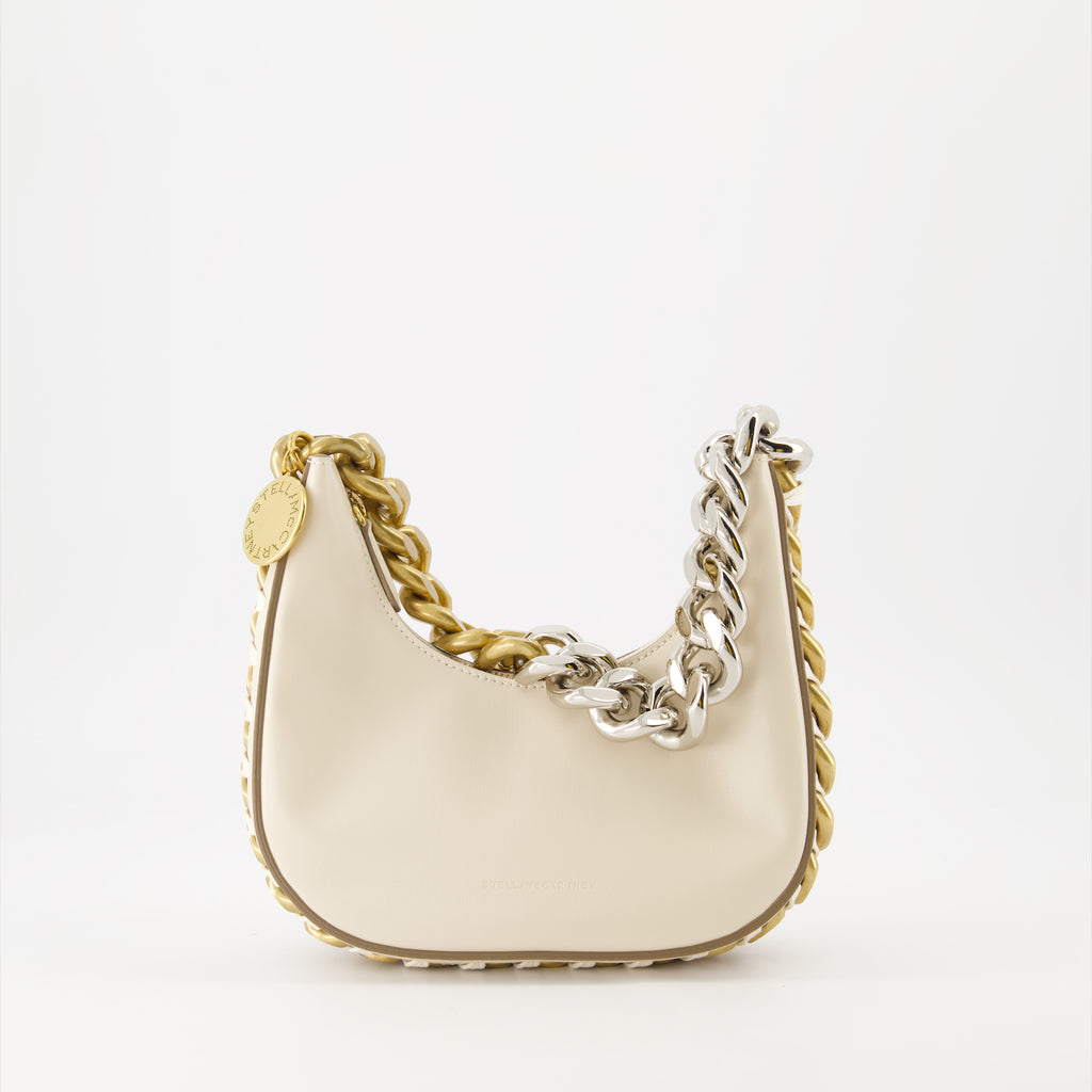 Handbags and shoulder bags Frayme mini bag Stella McCartney White Women