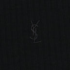 Camisetas Camisola de Alças com Logo Saint Laurent Preto Homme