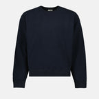 Sweatshirts Sweatshirt à logo Saint Laurent Bleu foncé Homme