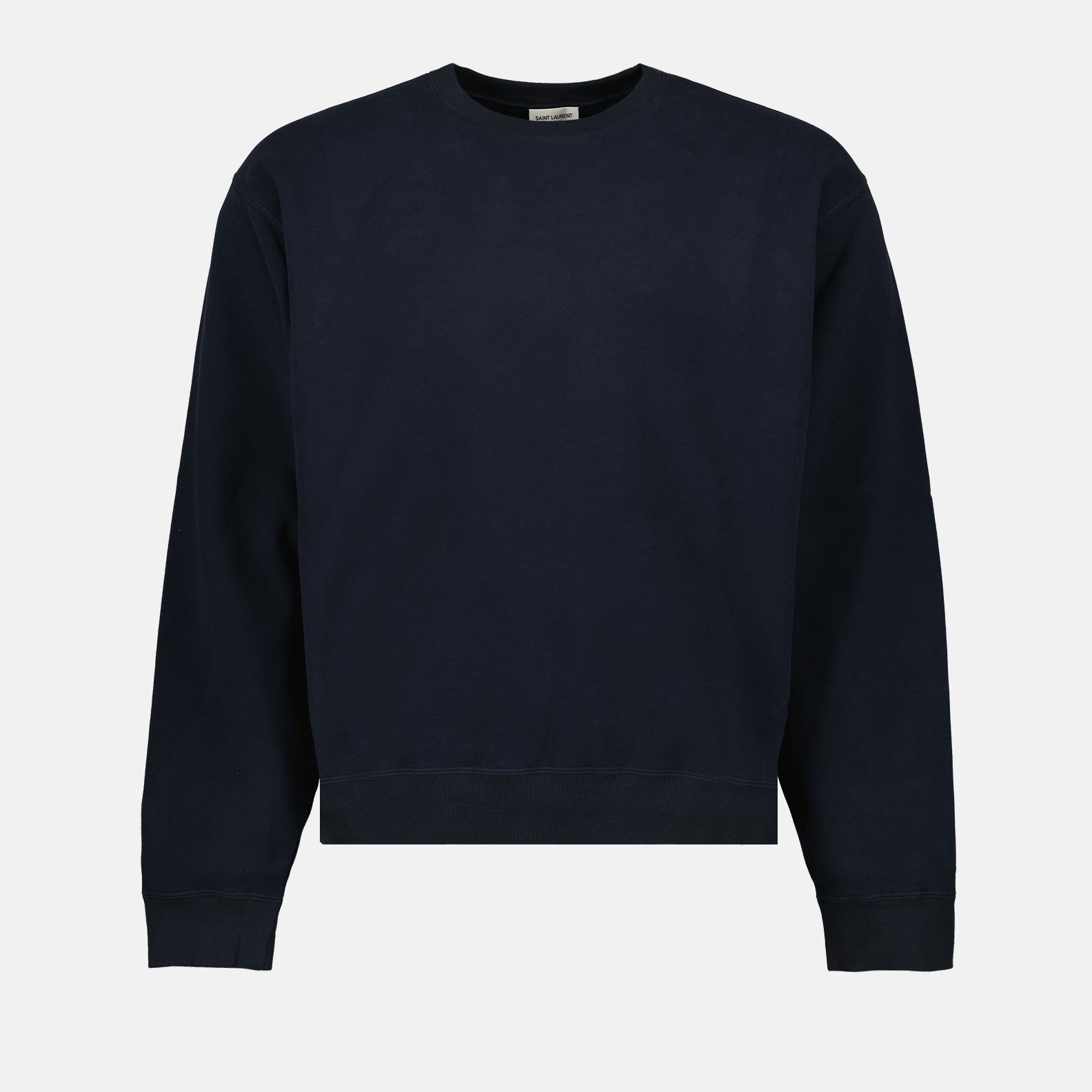 Sweatshirts Sweatshirt à logo Saint Laurent Bleu foncé Homme