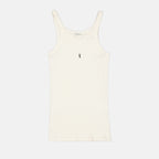 T-shirts Débardeur à logo Saint Laurent Blanc Homme