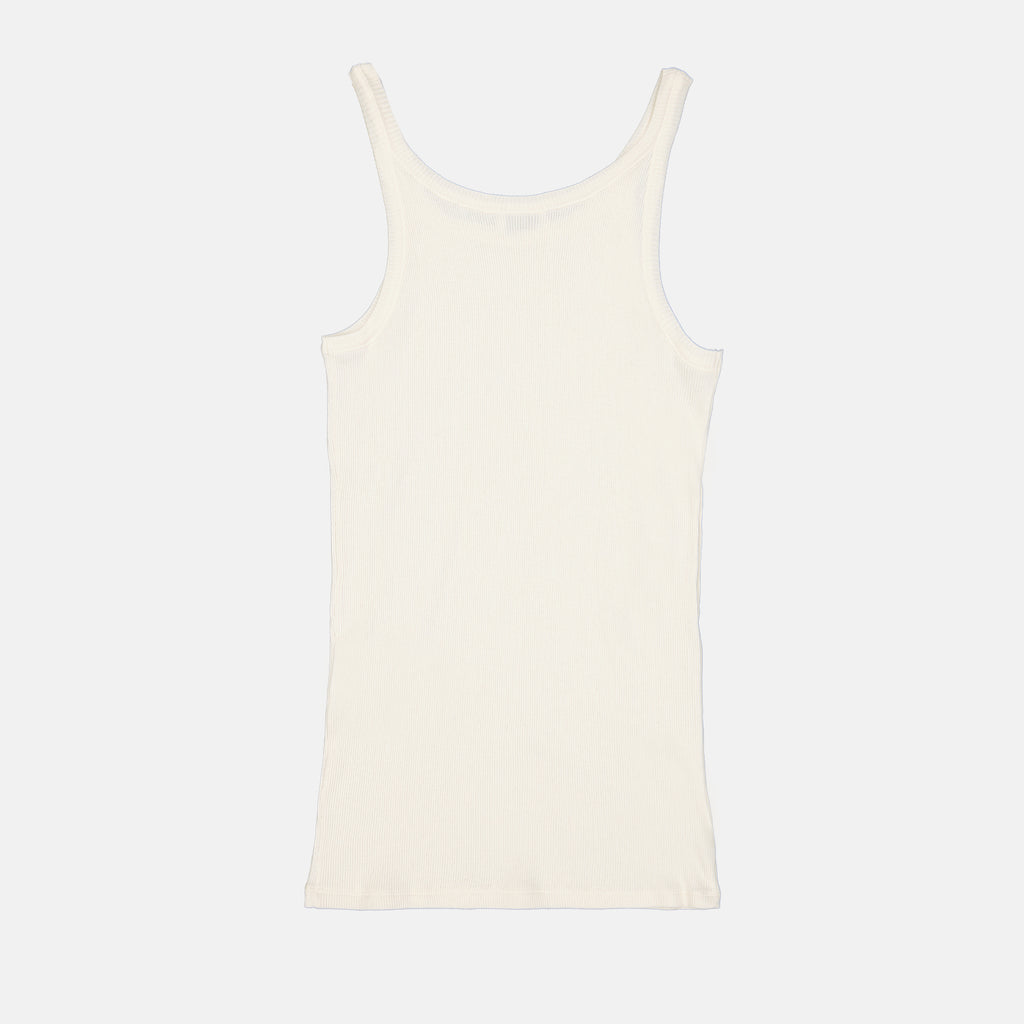 T-shirts Débardeur à logo Saint Laurent Blanc Homme