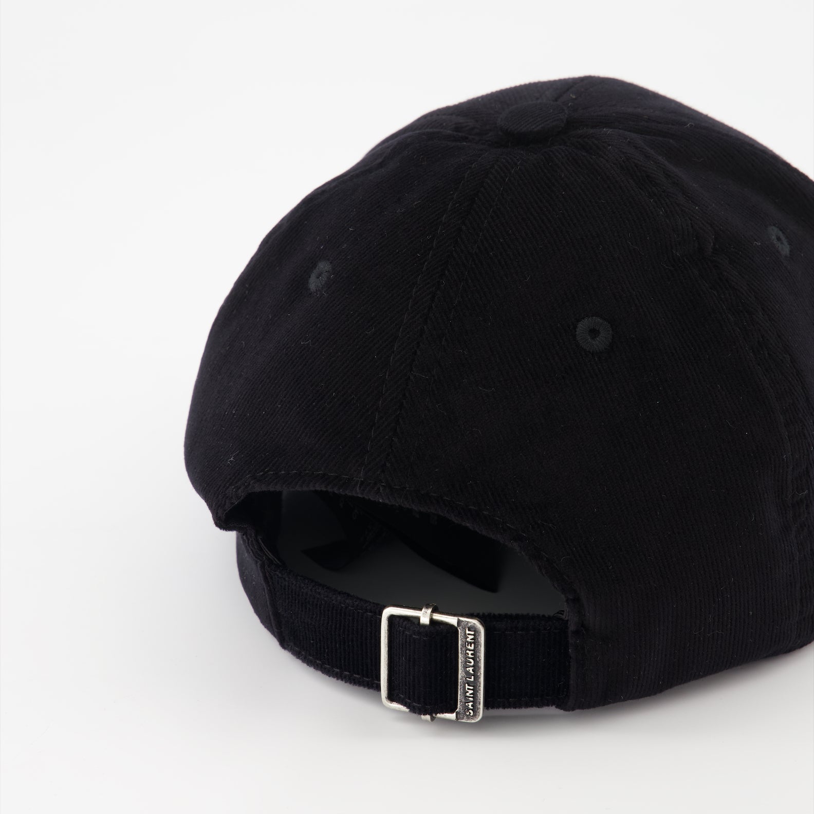 Chapeaux, casquettes et bonnets Casquette en velours côtelé Saint Laurent Noir Homme