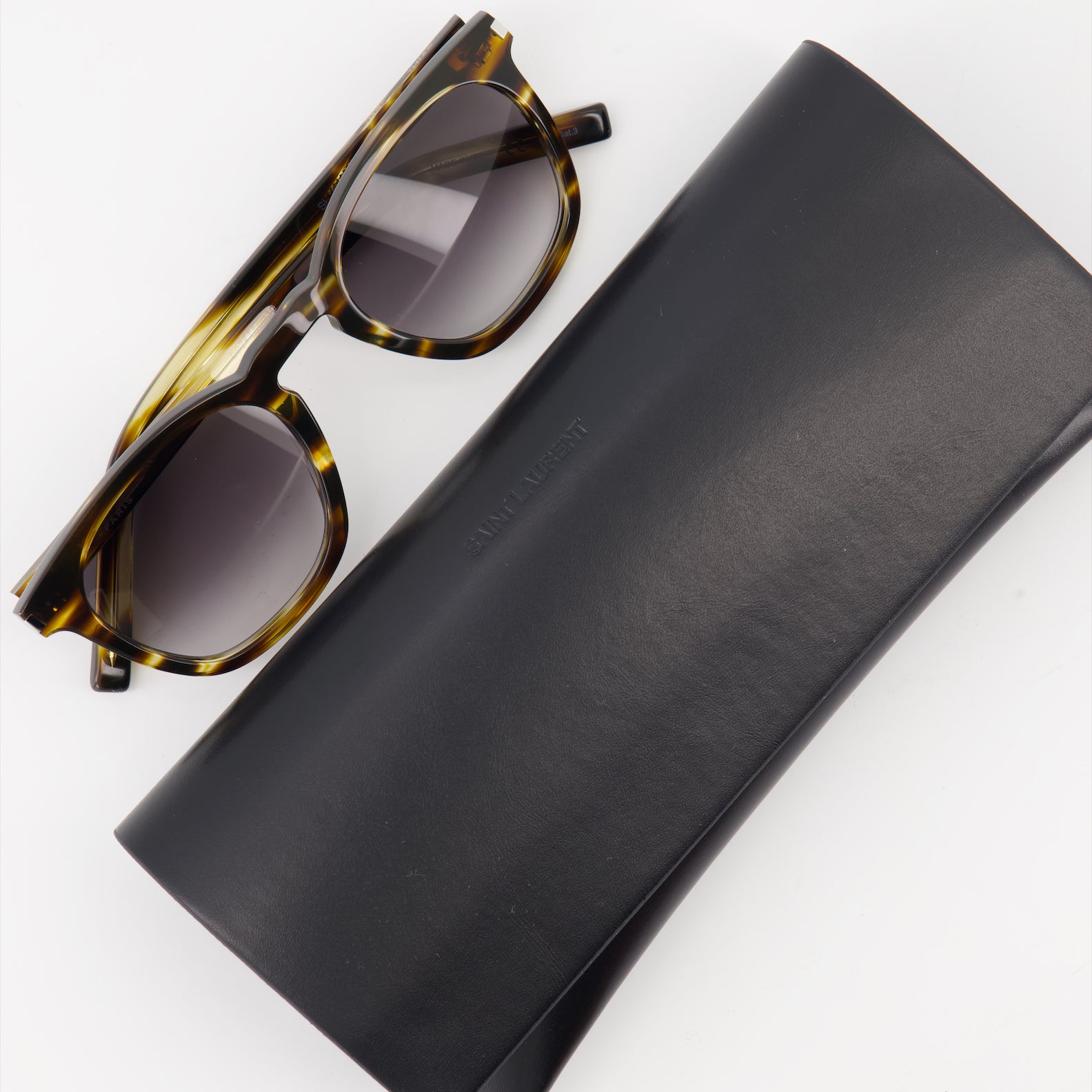 Glasses Tortoiseshell Sunglasses Saint Laurent Brown Unisex