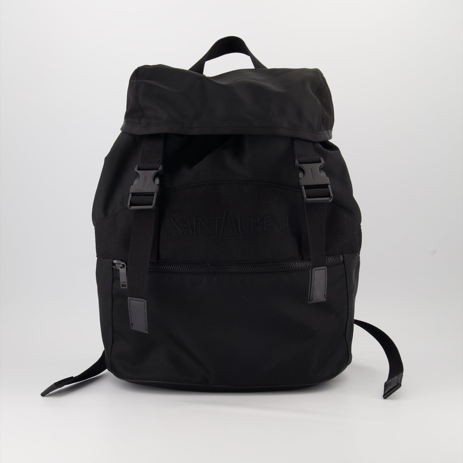 Sacs à dos Sac à dos en éconyl Saint Laurent Noir Homme