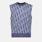 니트웨어 Pull Oblique Dior 파란색 Homme