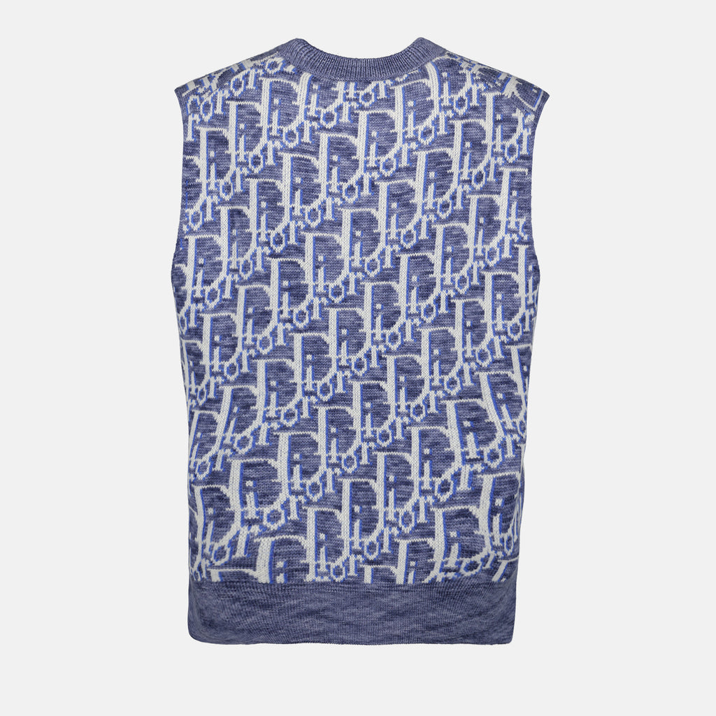 니트웨어 Pull Oblique Dior 파란색 Homme