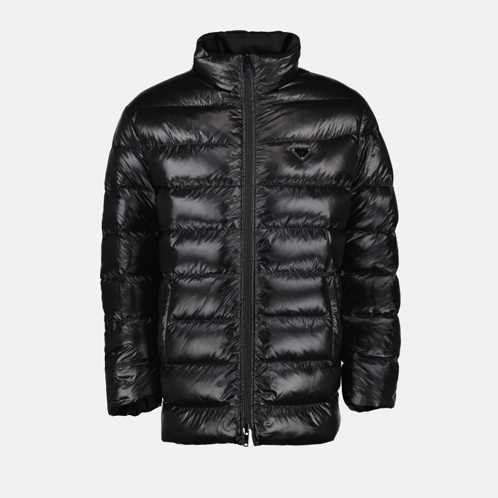 Coats Reversible Re-Nylon Jacket Prada Black Man