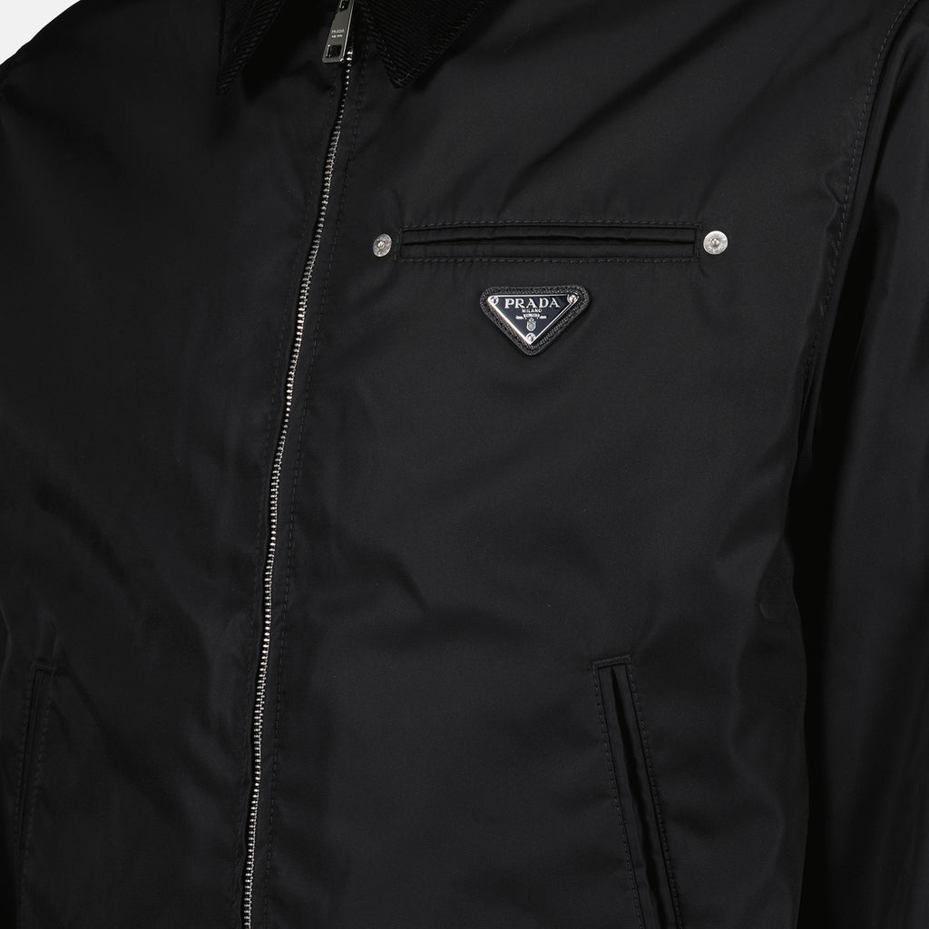Vestes Veste en Re-Nylon Prada Noir Homme