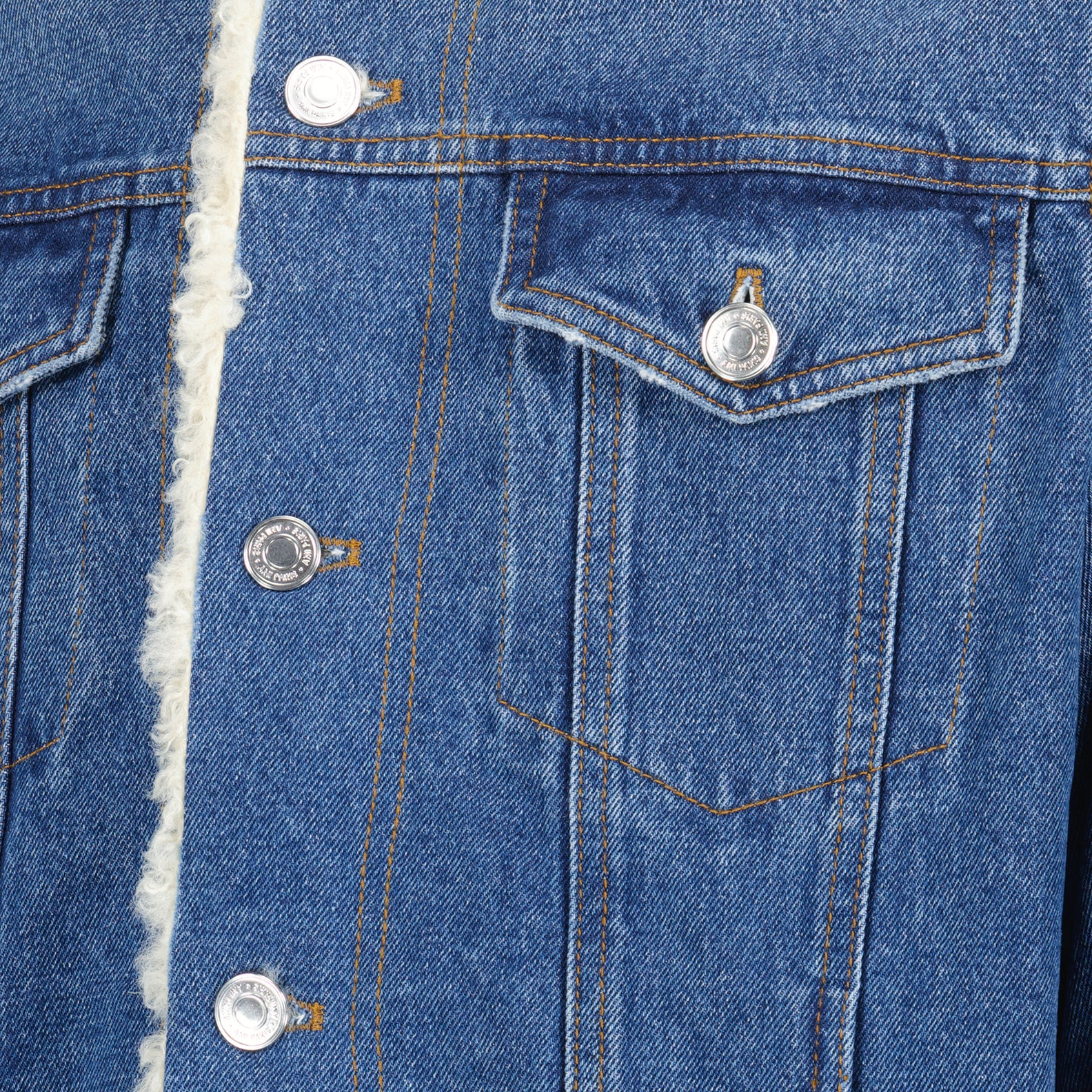 ジャケット デニムトラッカージャケット Ami PARIS 青 Homme