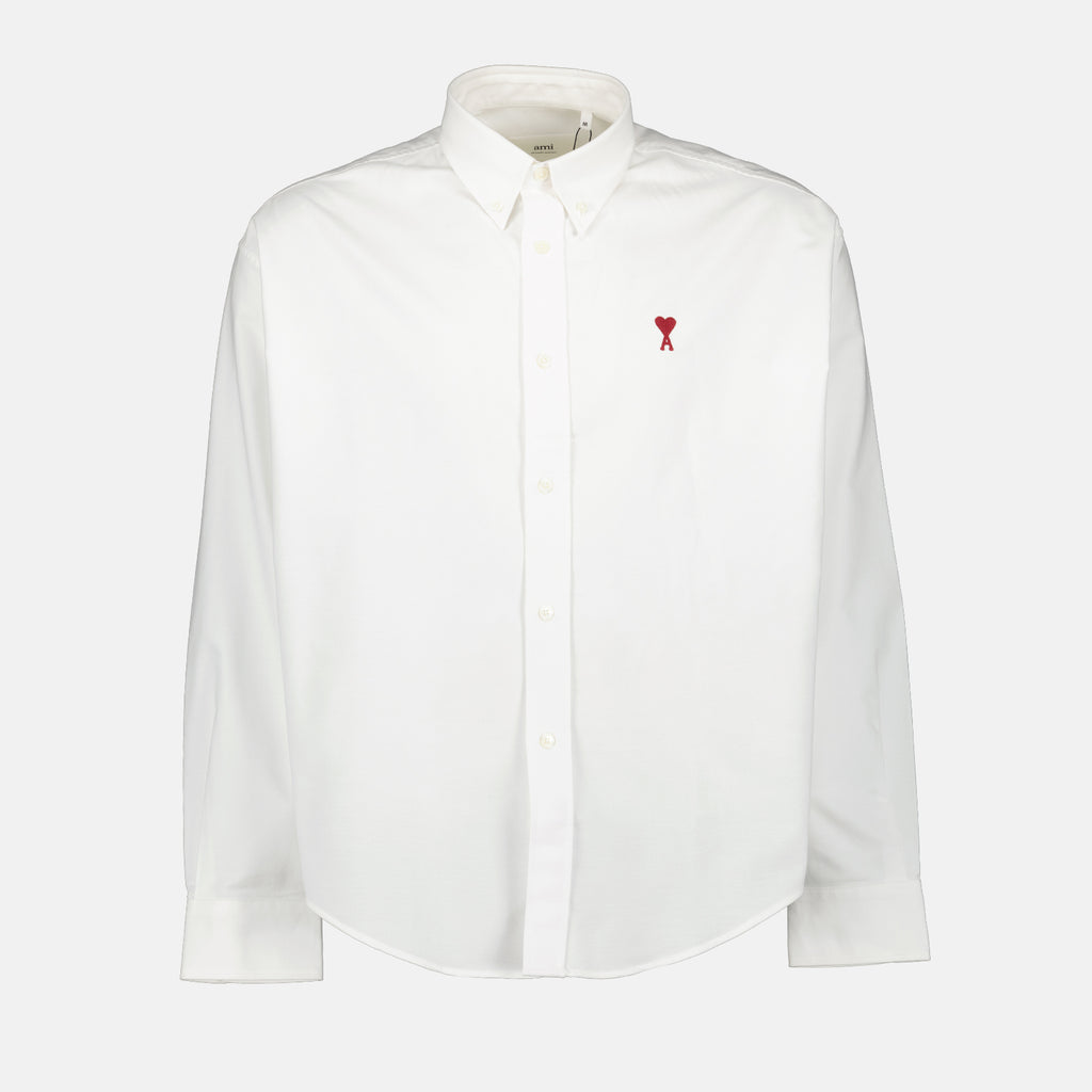 Shirts Heart Friend Shirt Ami PARIS White Unisex