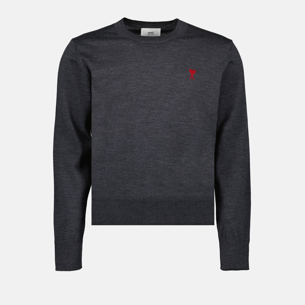 Maglieria Maglione Ami de Coeur Ami PARIS Grigio Homme