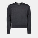 Maglieria Maglione Ami de Coeur Ami PARIS Grigio Homme