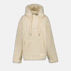 Sweatshirts Sweat à capuche étiquette Ami PARIS Beige Homme