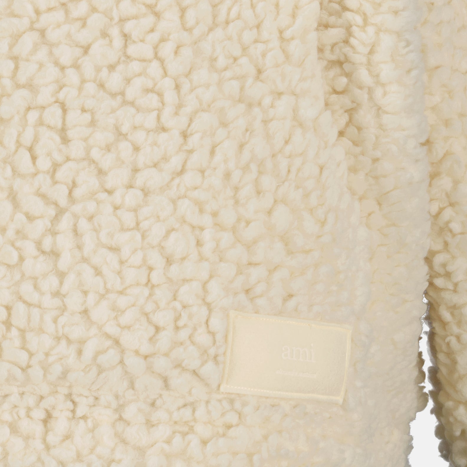 Sweatshirts Sweat à capuche étiquette Ami PARIS Beige Homme