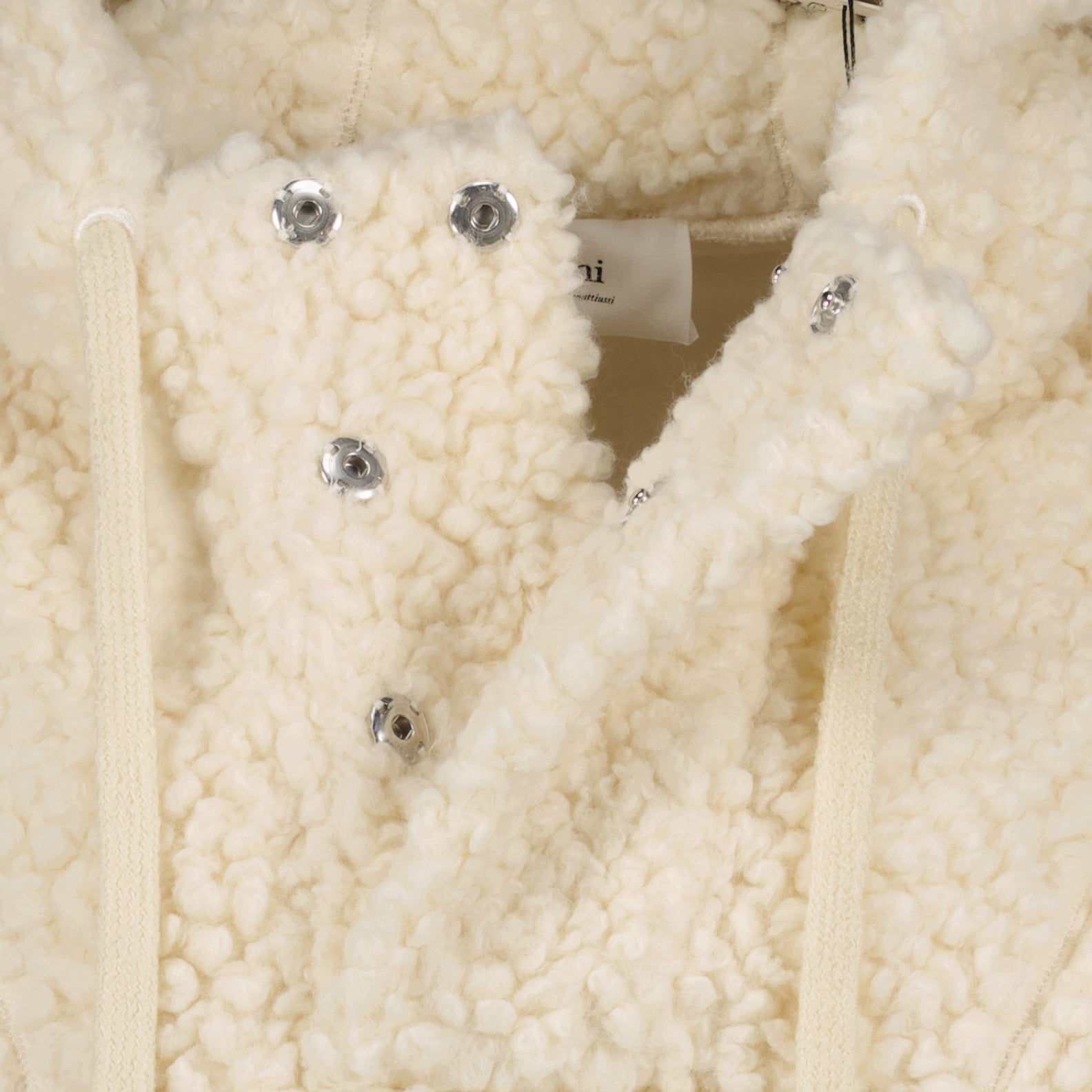 Sweatshirts Sweat à capuche étiquette Ami PARIS Beige Homme