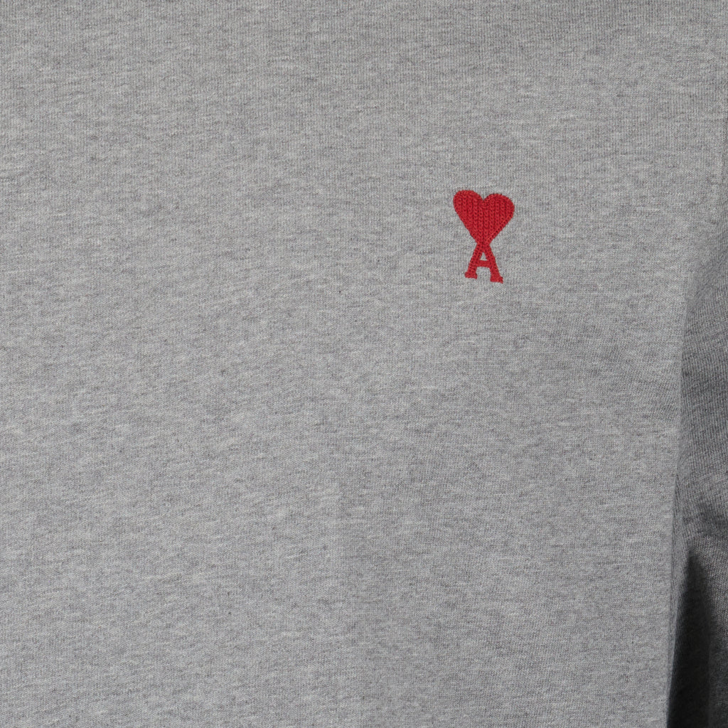 T-shirts T-shirt à manches longue Ami PARIS Gris Unisexe