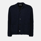 Malhas Cardigan en maille Ami PARIS Azul Homme