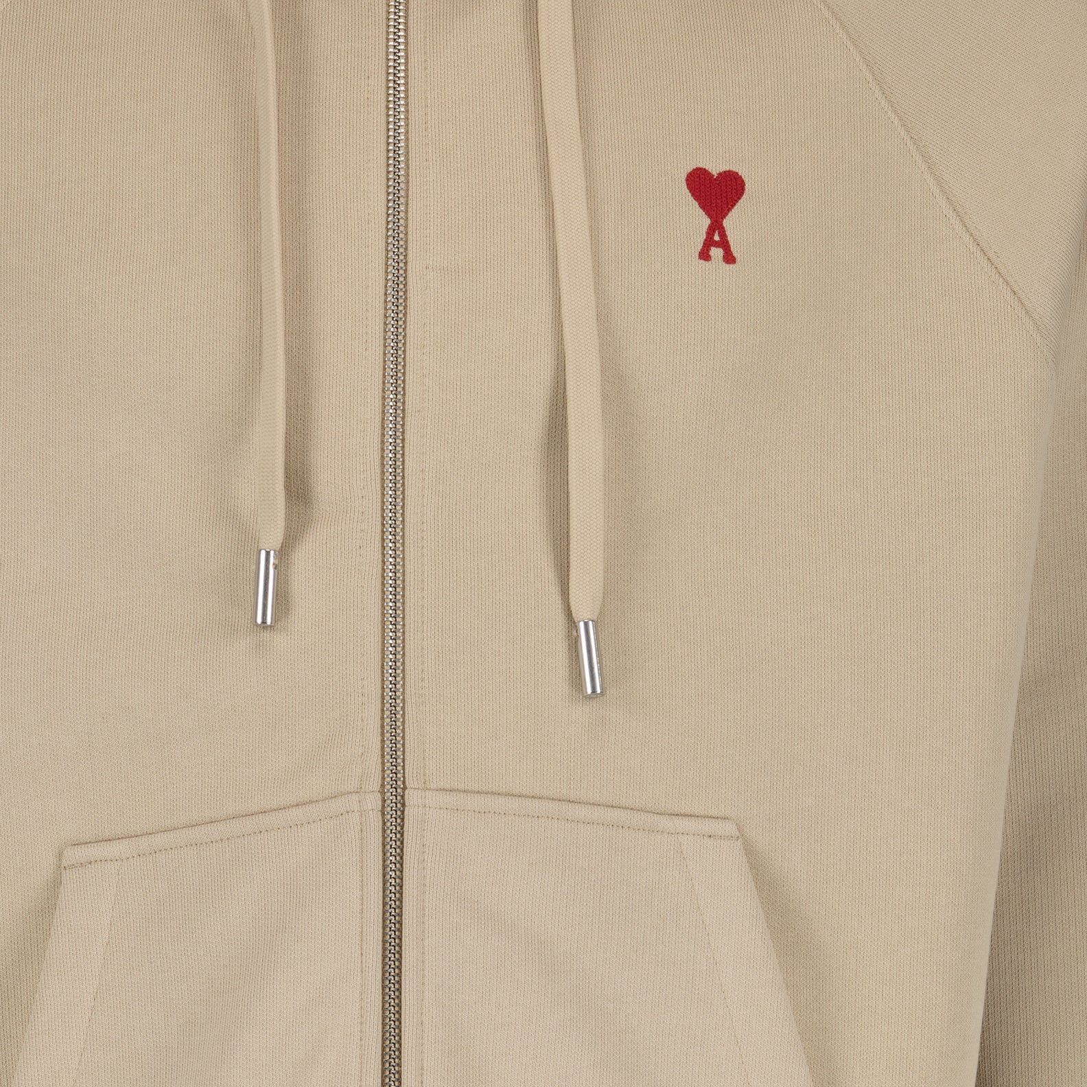 Sweatshirts Sweatshirt zippé Ami de Coeur Ami PARIS Beige Unisexe