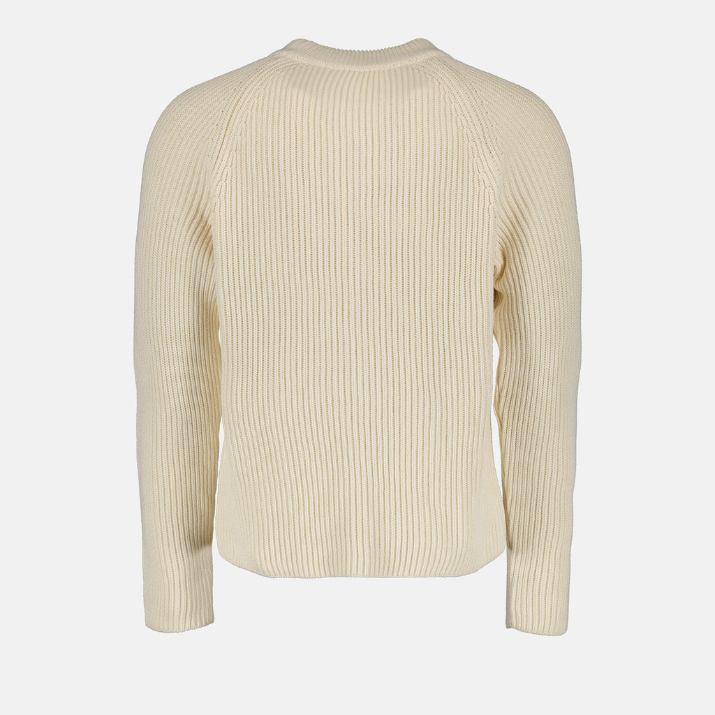 Maille Pull à étiquette Ami PARIS Beige Homme