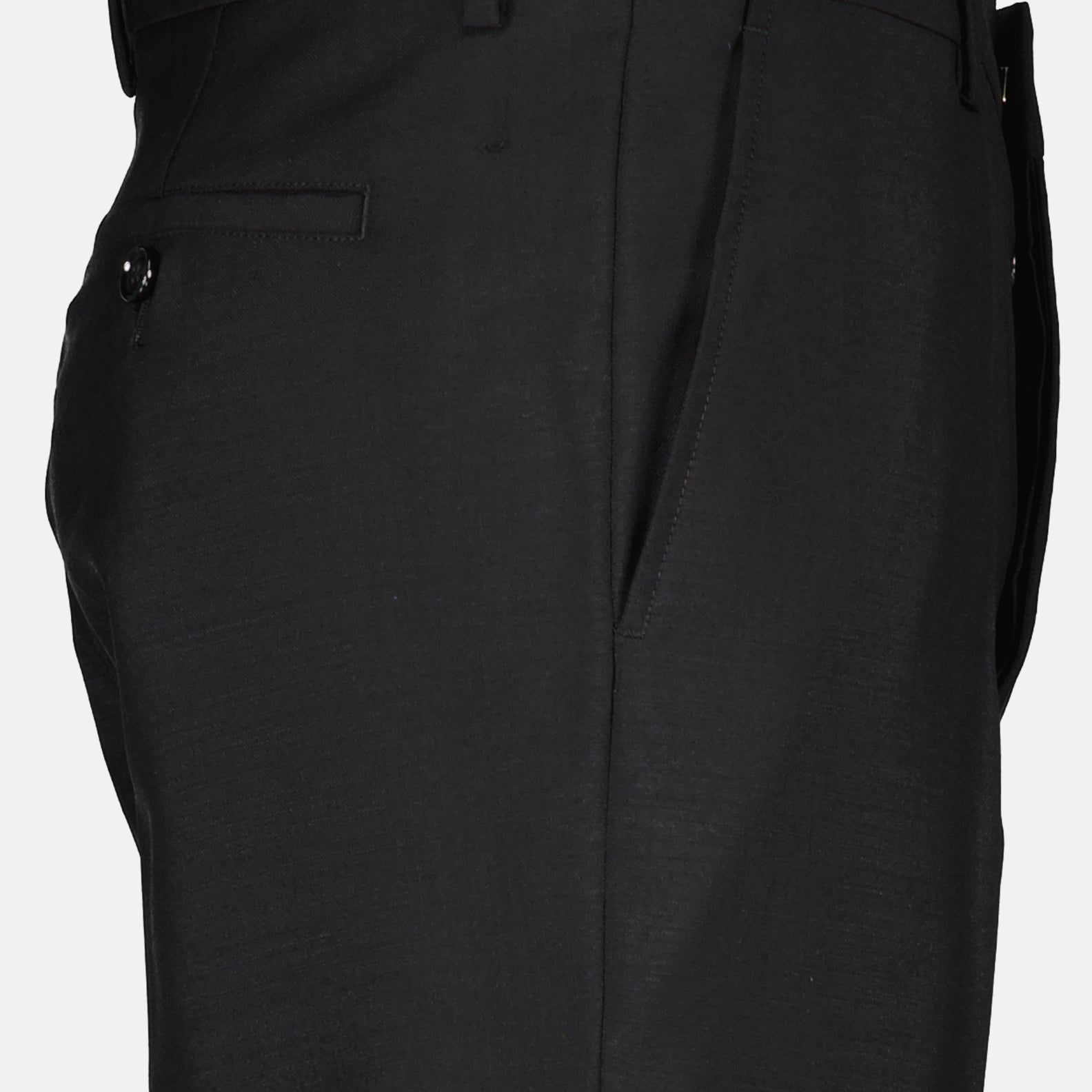 Hosen Faltenhosen Ami PARIS Schwarz Femme