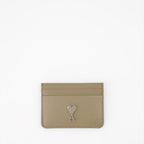 Pequeños artículos de cuero Porte-cartes Ami de Coeur Ami PARIS Beige Homme