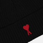 Chapeaux, casquettes et bonnets Bonnet Ami de Coeur Ami PARIS Noir Unisexe