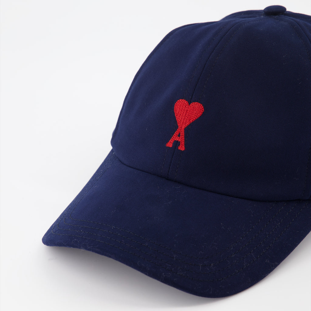 Chapeaux, casquettes et bonnets Casquette Ami de Coeur Ami PARIS Bleu Unisexe