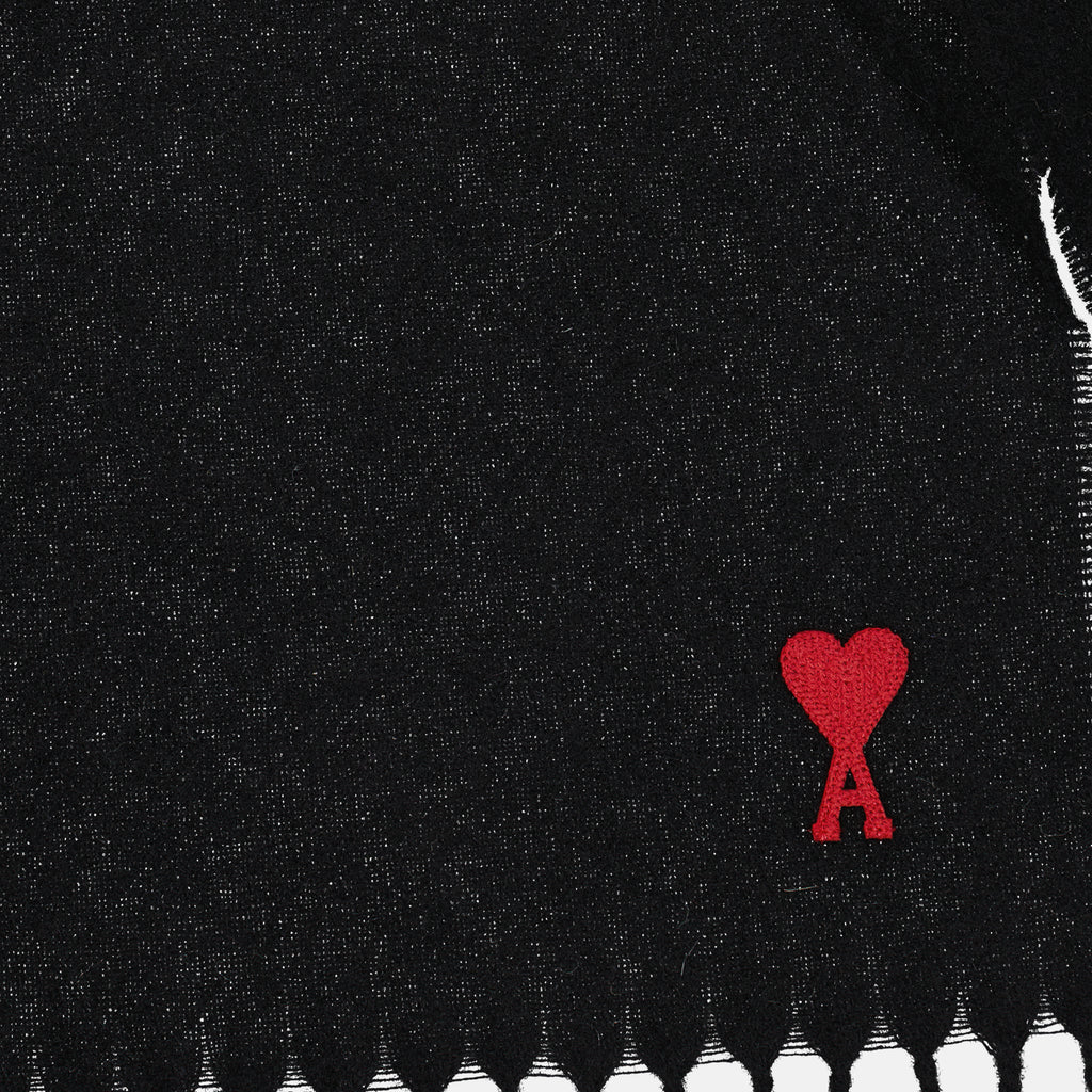 Schals und handschuhe Écharpe Ami de Coeur Ami PARIS Schwarz Unisex