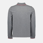 Polos Polo à manches longues Moncler Gris Homme
