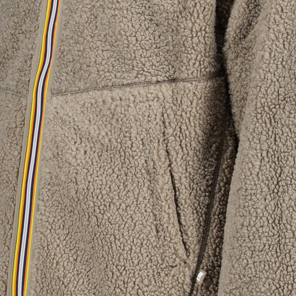 Vestes Veste Jacques Sherpa réversible K-Way Bleu Homme