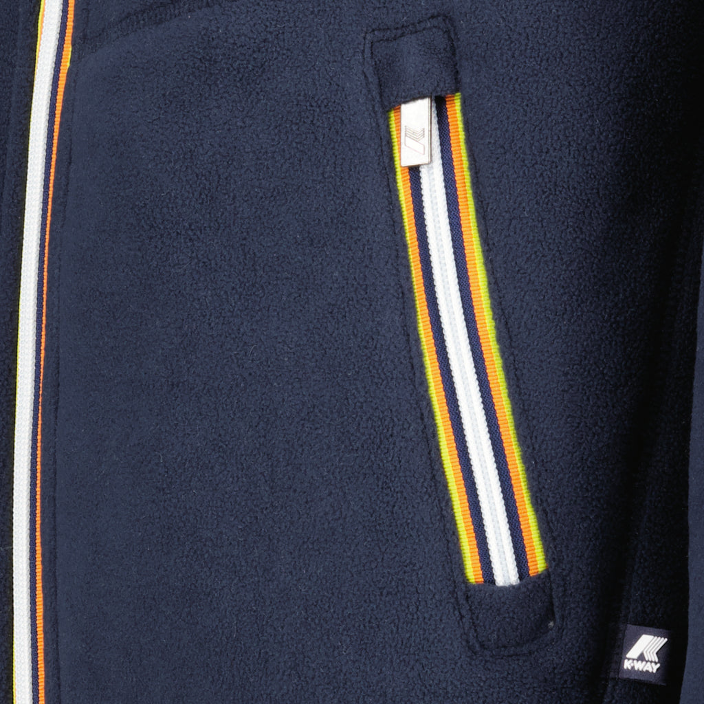 Vestes Veste Jacques Sherpa réversible K-Way Bleu Homme