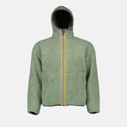 재킷 Veste Jacques Sherpa réversible K-Way 녹색 Homme