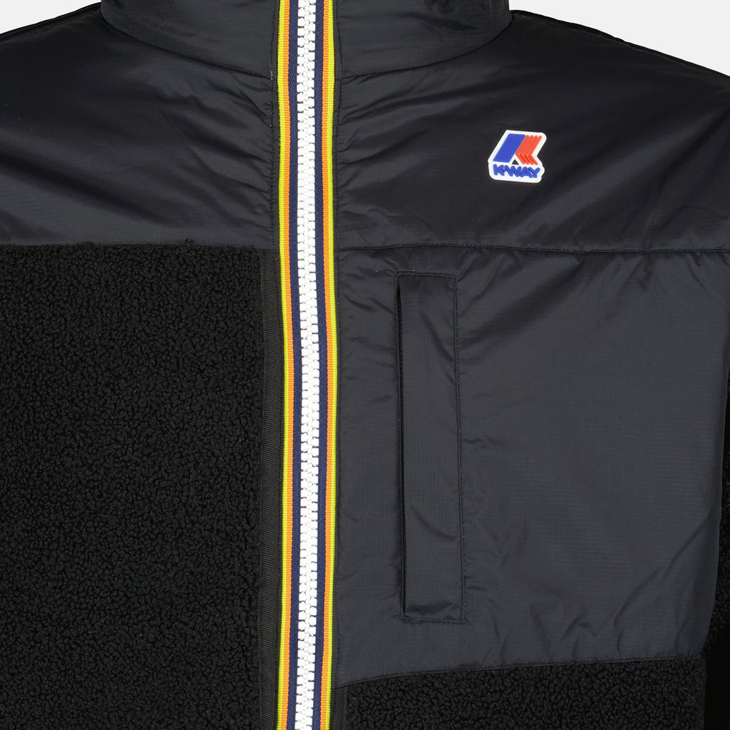 Manteaux Veste matelassée Le Vrai 3.0 K-Way Noir Unisexe