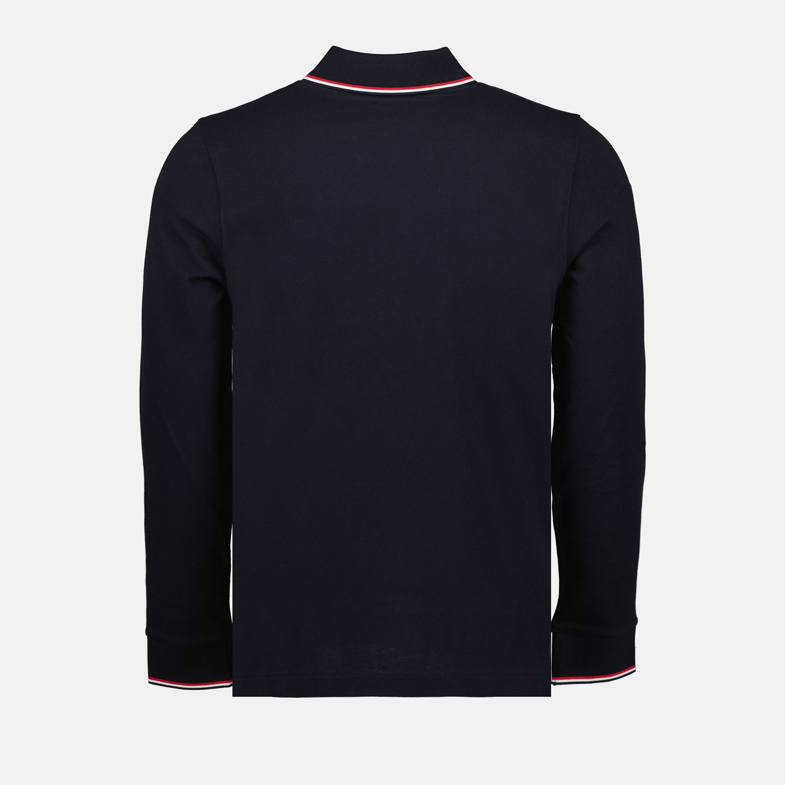 Polo shirts Long-sleeved polo shirt Moncler Blue Man